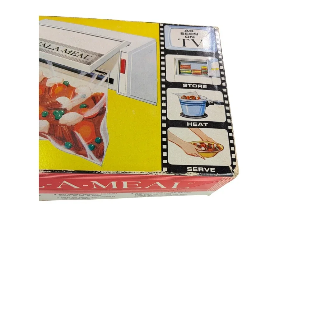Vintage Dazey Seal A Meal Food Sealer Original Box Instructions 1970s WORKS